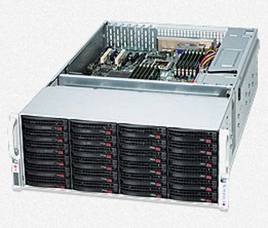 Supermicro 4U 36-Bay Storage Server – Xeon 28 Core, 64GB DDR4, 12Gb/s HBA, UNRAID/FREENAS Ready, Rails Included
