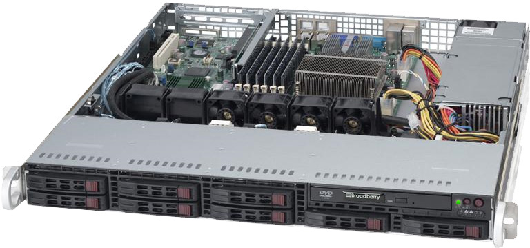 19Industrial rack Mount énorme Data Storage Cloud Server 9 hotswap
